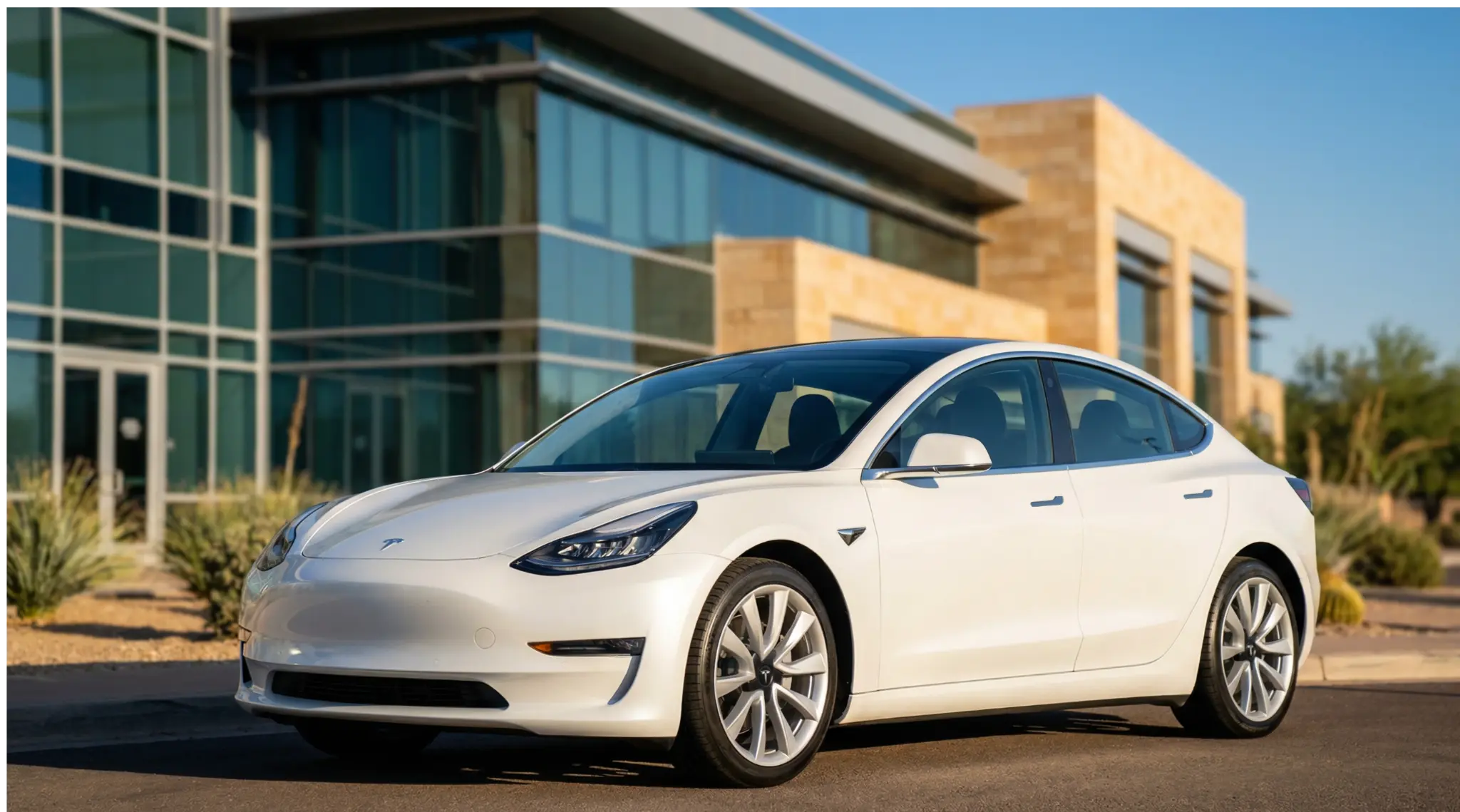 Tesla Model 3 - Silver